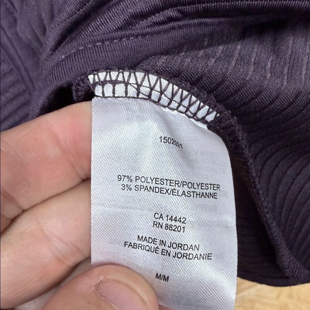 Mondetta Plum Ribbed Jacket - Picture 3 of 5